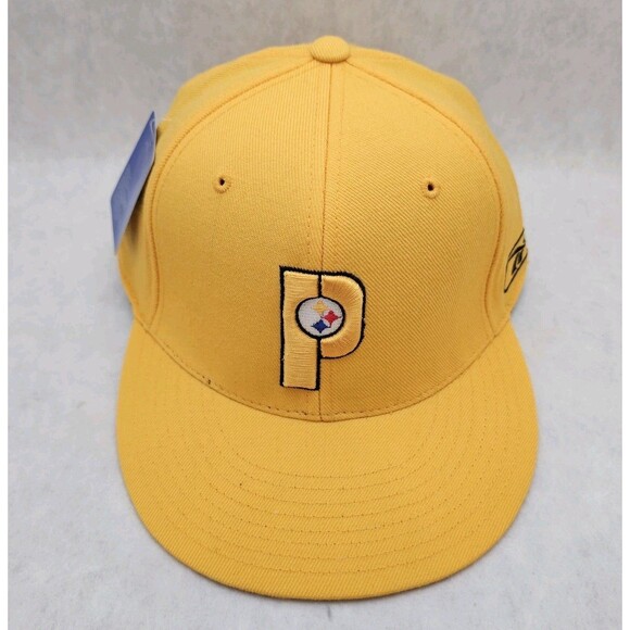 NWT VTG Pittsburgh Steelers Football Reebok Fitted Size 7 ½ Hat Cap NFL - Picture 2 of 7